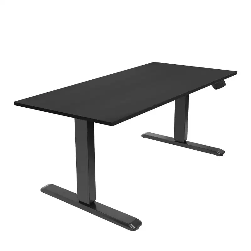 Dual Motor Electric Sit-Stand Desk with Tabletop Black