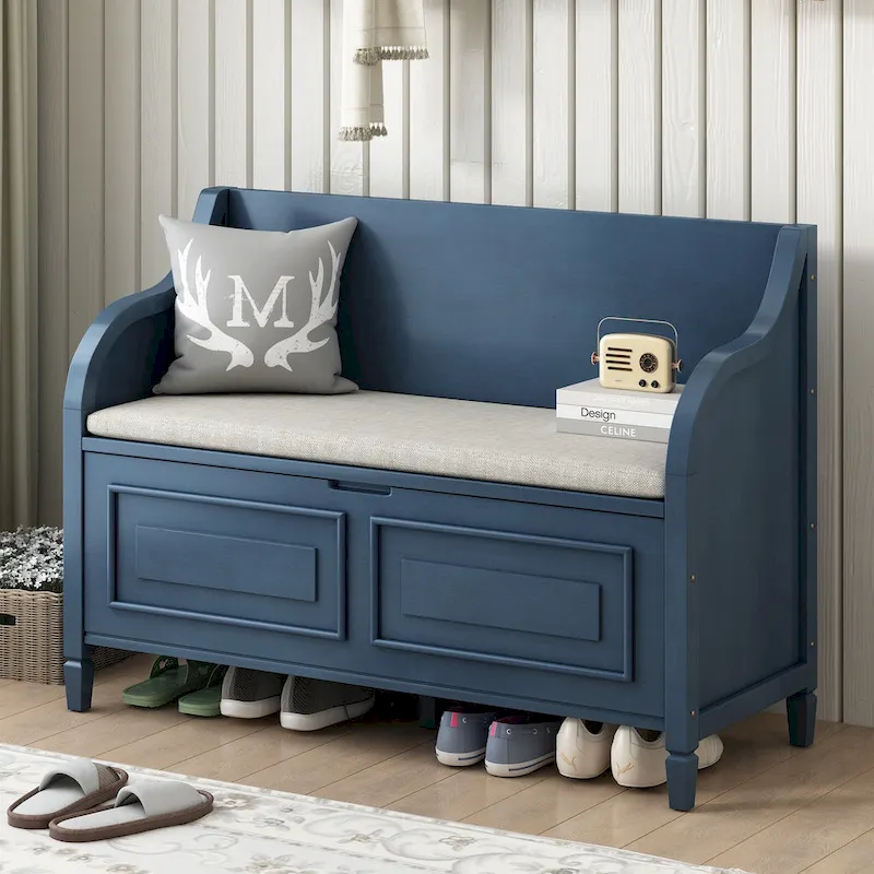 Solid wood Entryway Bench