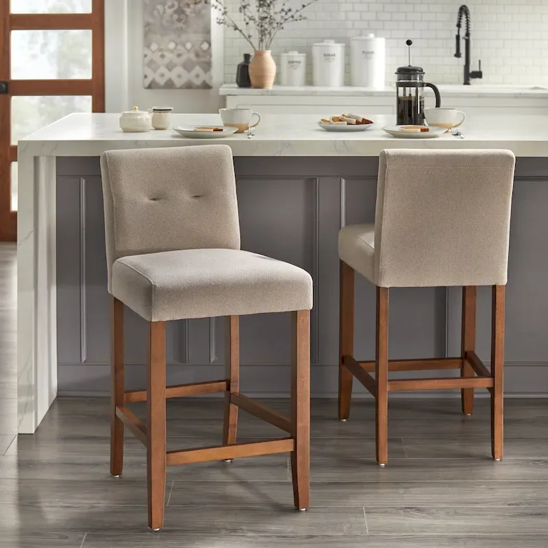 Lifestorey Crawford 26-inch Stool (Set of 2)
