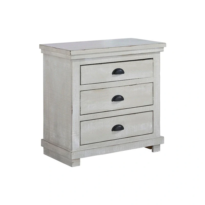 Chalk Gray Nightstand