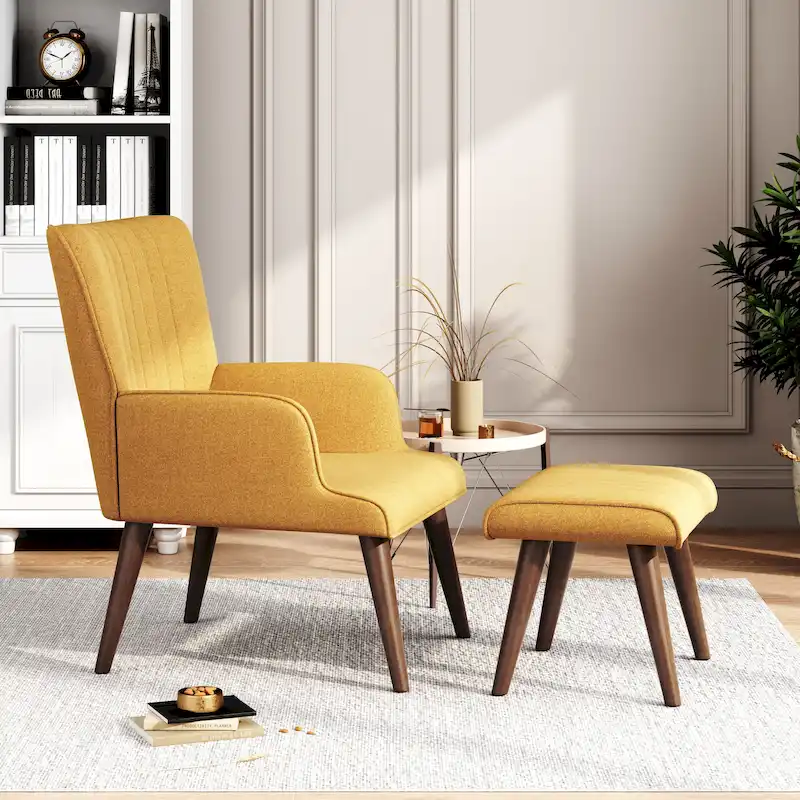 Corvus Latvia Modern Accent Lounge Chair Set