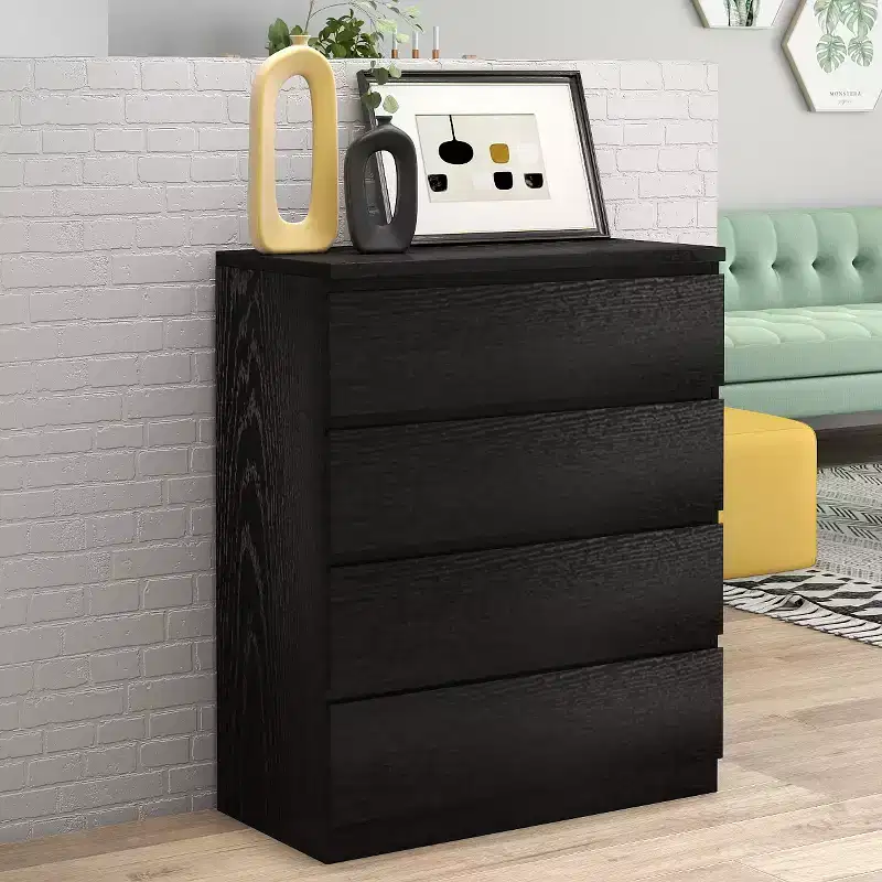 GDFStudio Ornn Modern 31.50'' Dresser with 4 Drawers and Handle-Free Design