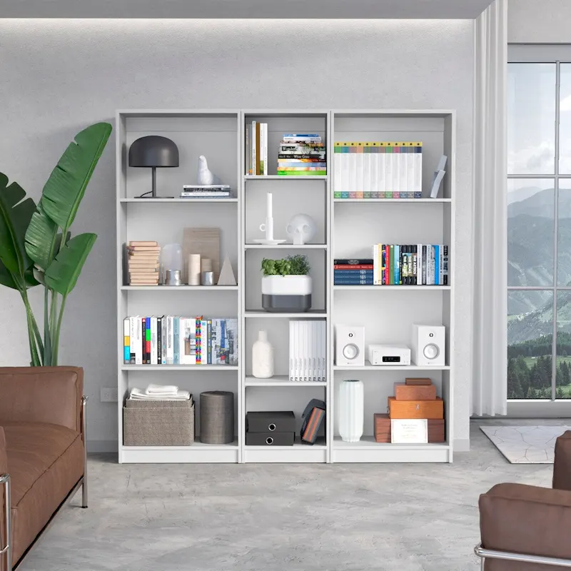 Kenyon 67 Wide 4-Shelf Bookcase Set of 3