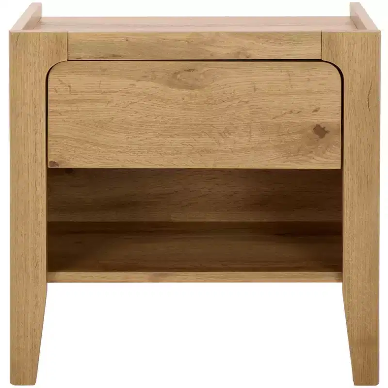 Equit 1 Drawer Nightstand - NST3105 - Oak - Safavieh