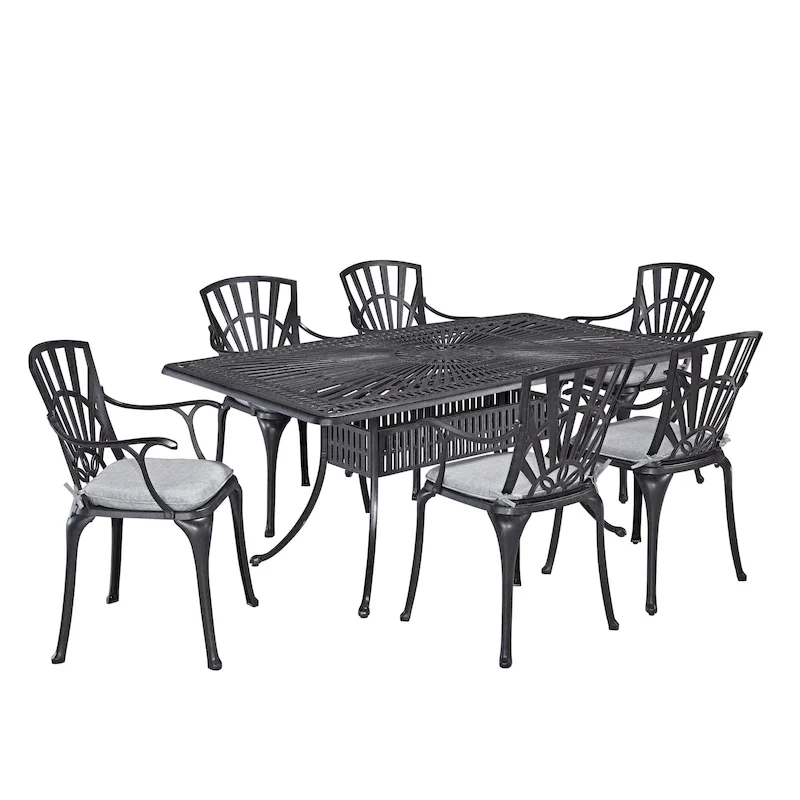 Grenada 7 Piece Dining Set with Cushions by homestyles