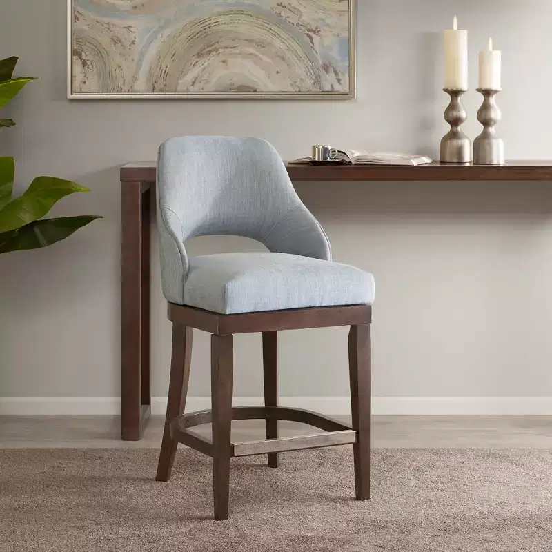 Ellery Counter Height Barstool with Swivel Seat